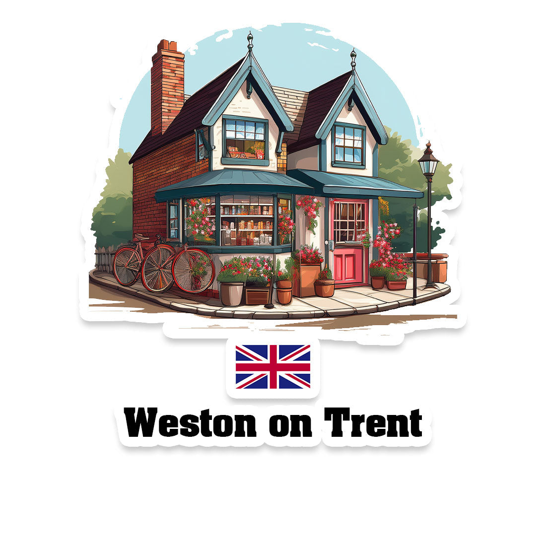 Weston on Trent Fridge Magnet
