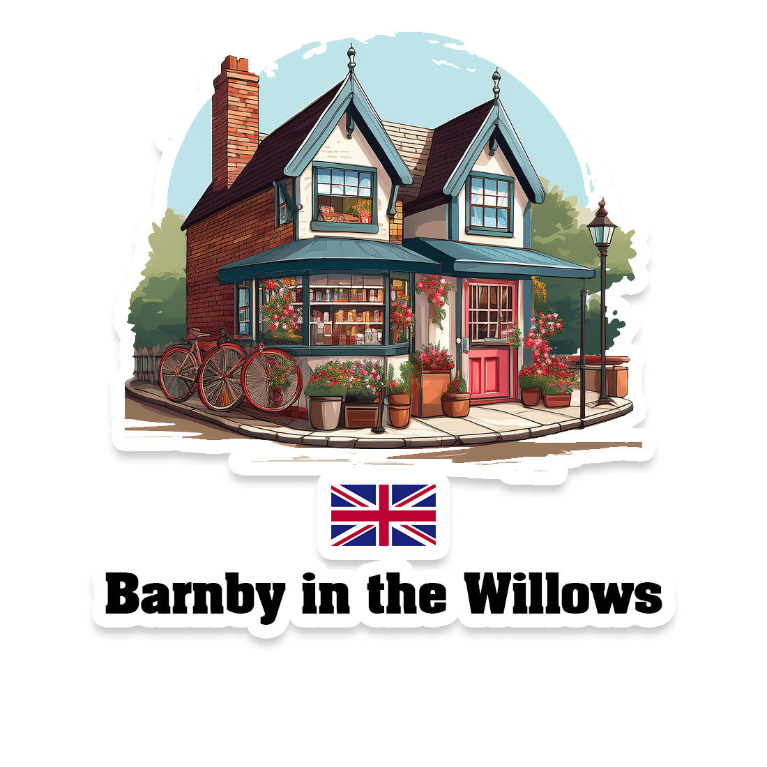 Barnby in the Willows Fridge Magnet