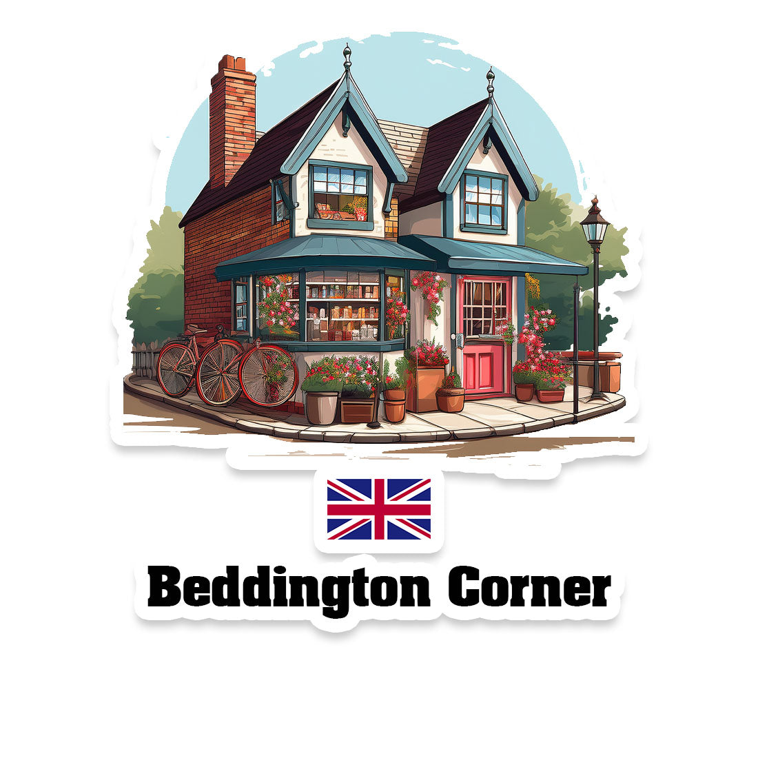Beddington Corner Fridge Magnet