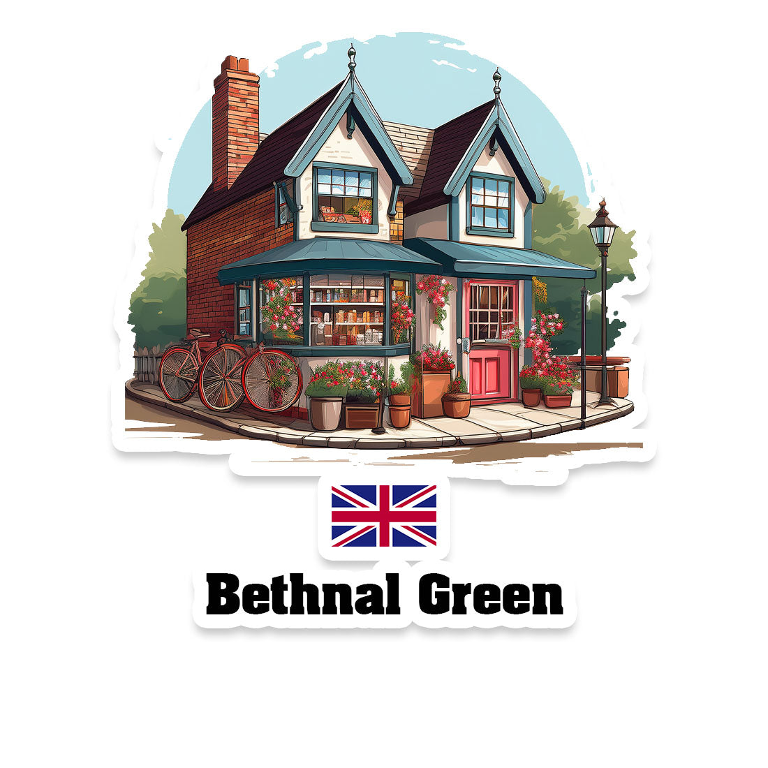 Bethnal Green Fridge Magnet