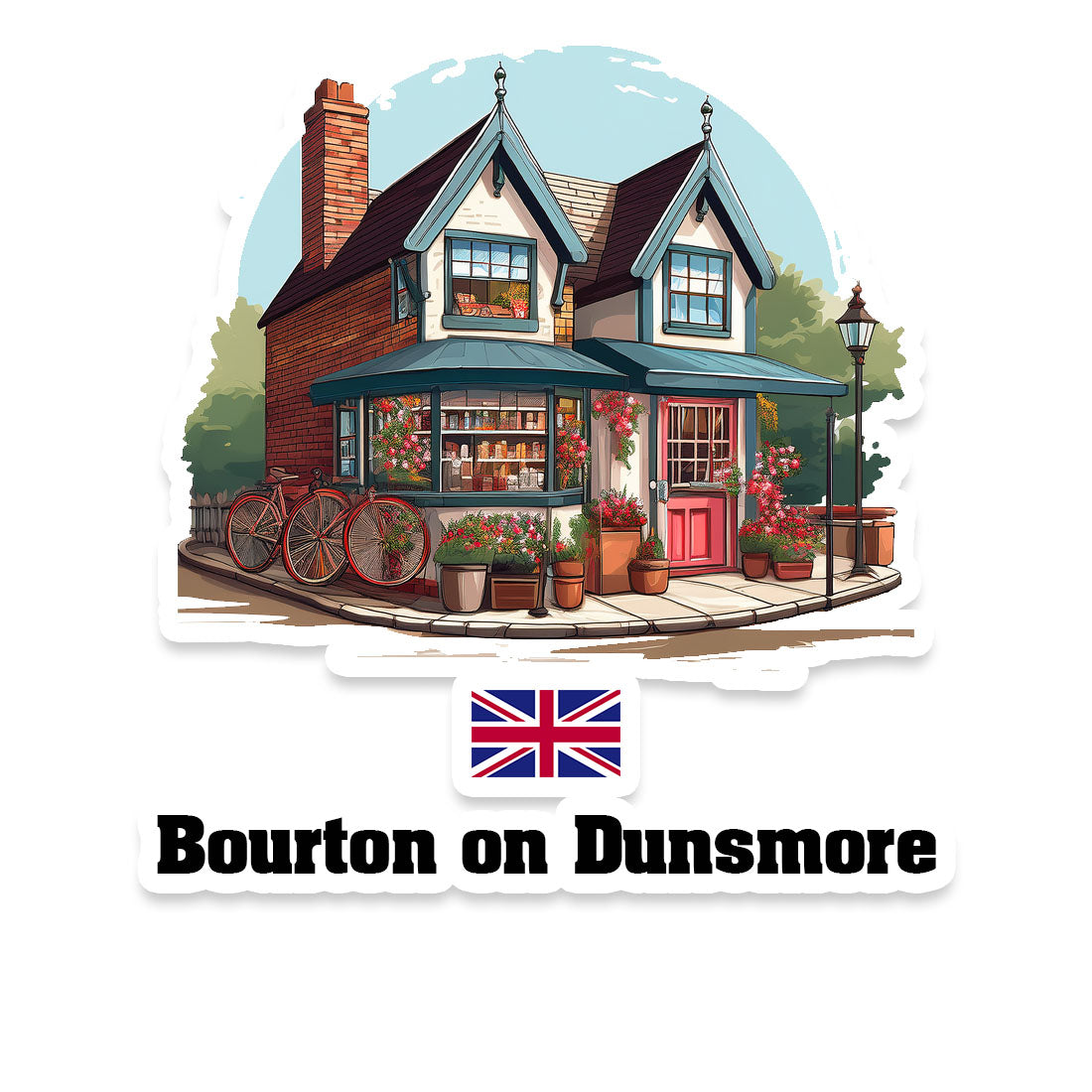 Bourton on Dunsmore Fridge Magnet