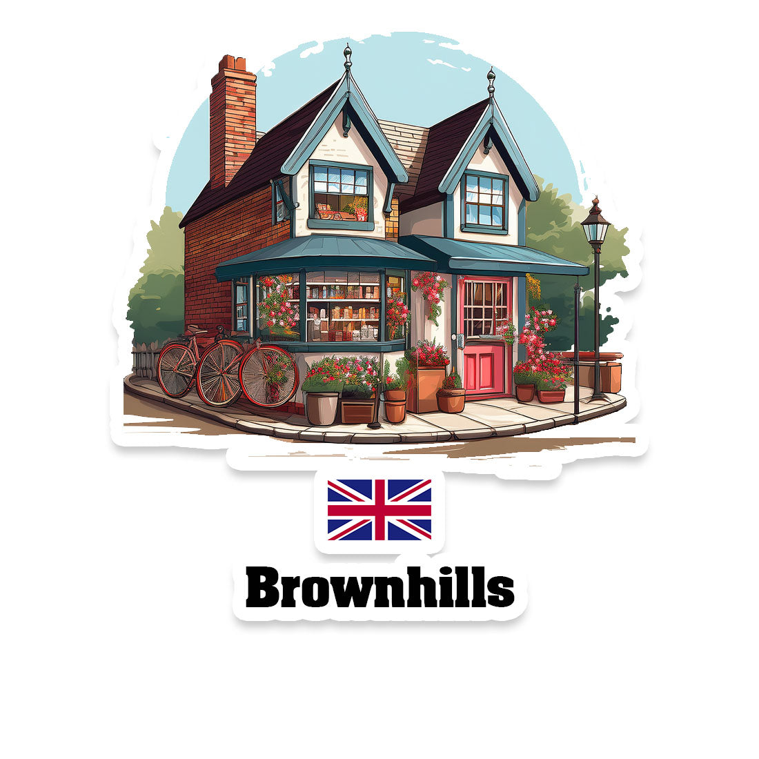 Brownhills Fridge Magnet