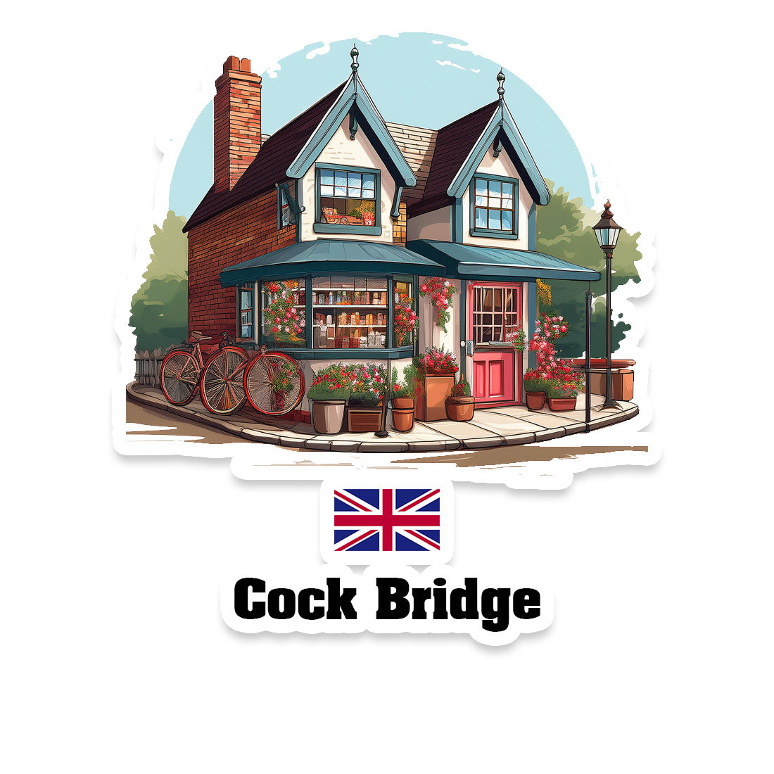 Cock Bridge Sticker