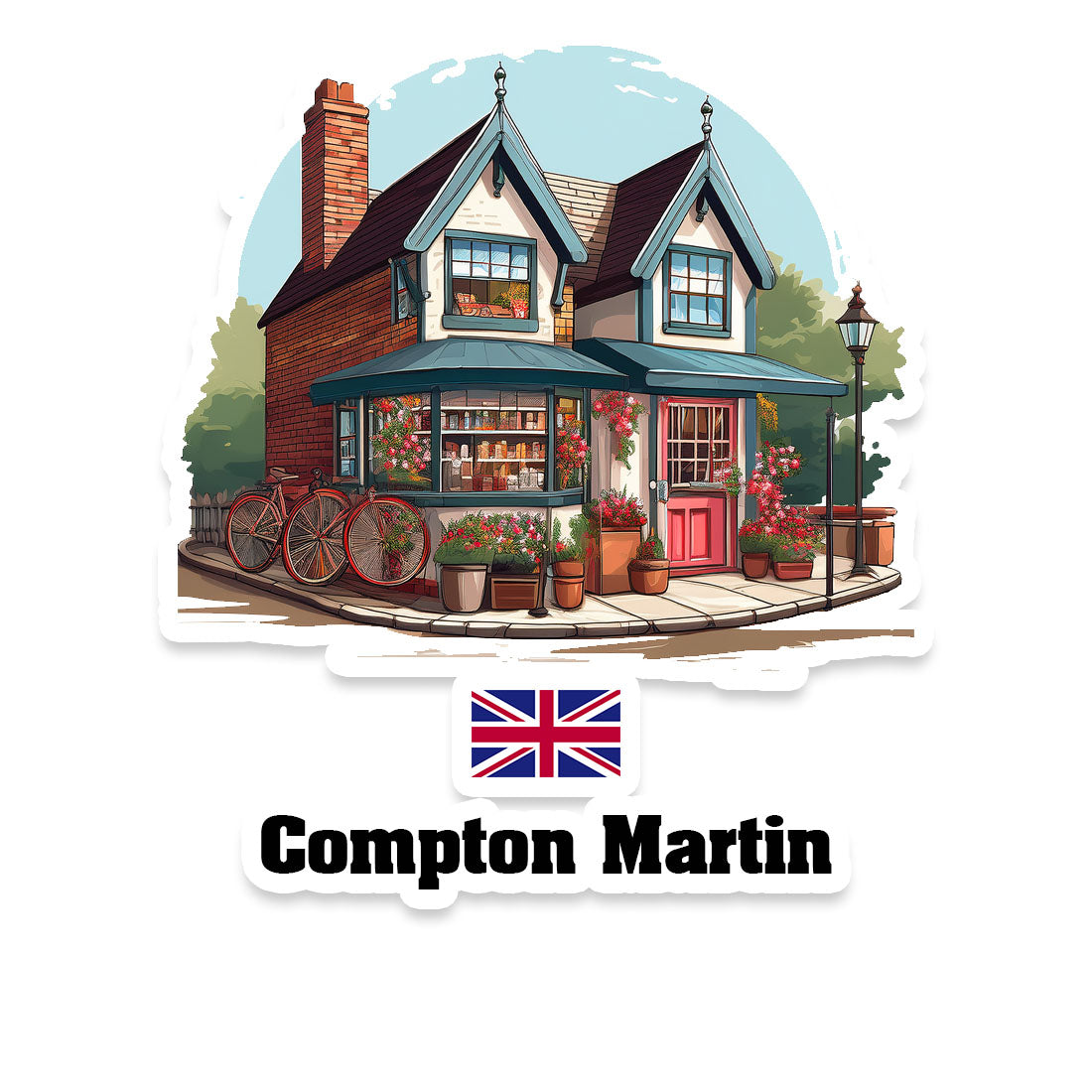 Compton Martin Fridge Magnet