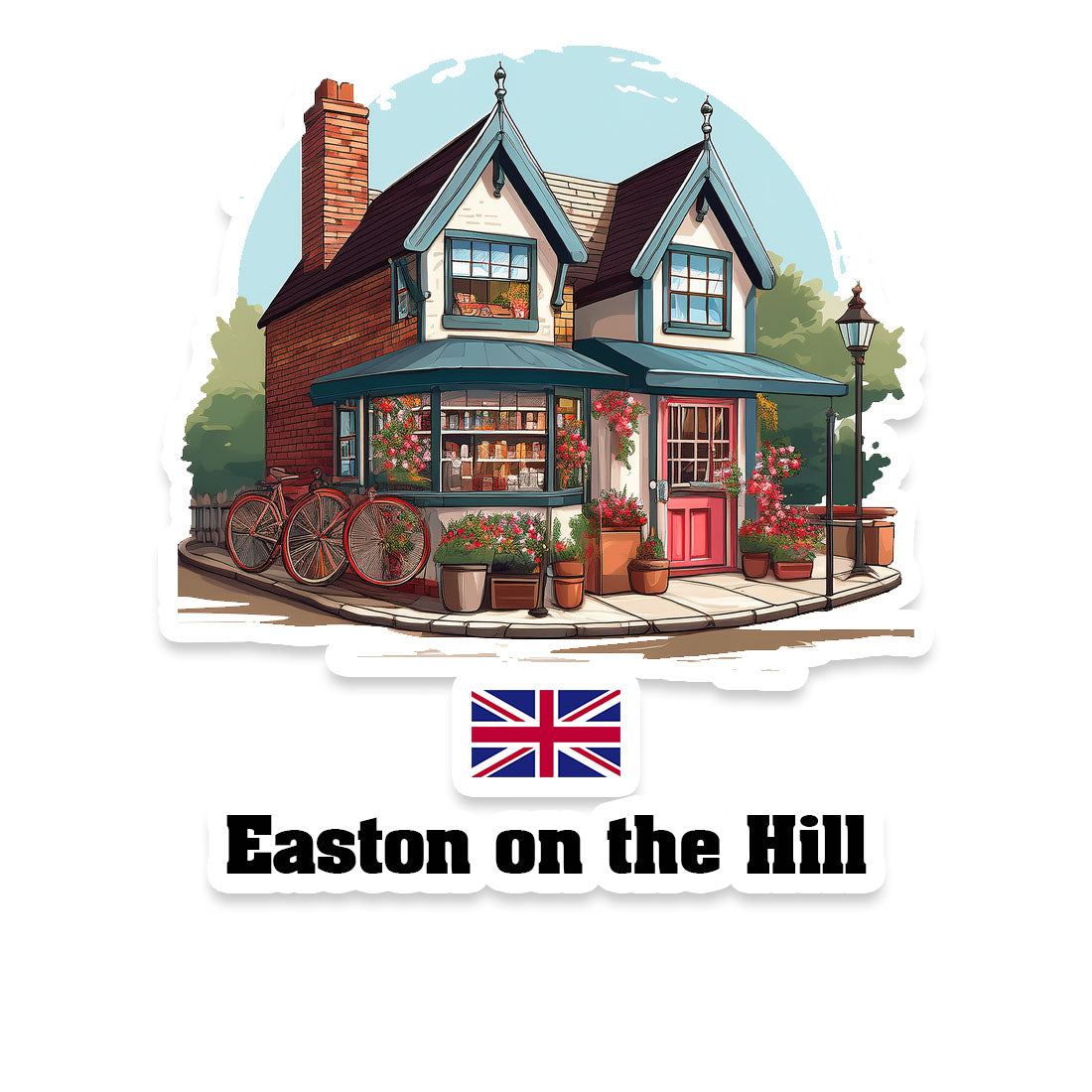 Easton on the Hill Fridge Magnet