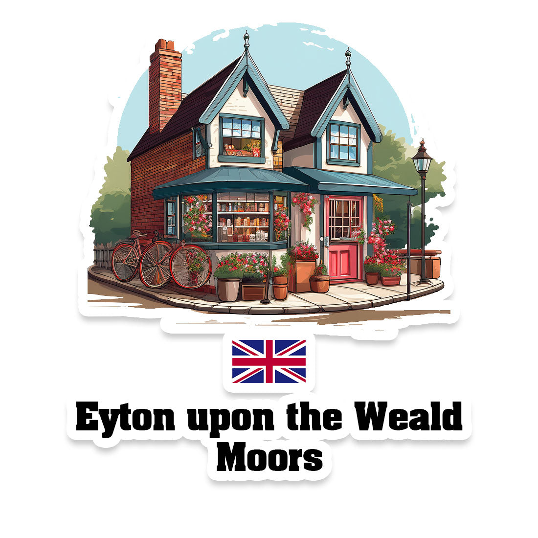 Eyton upon the Weald Moors Sticker
