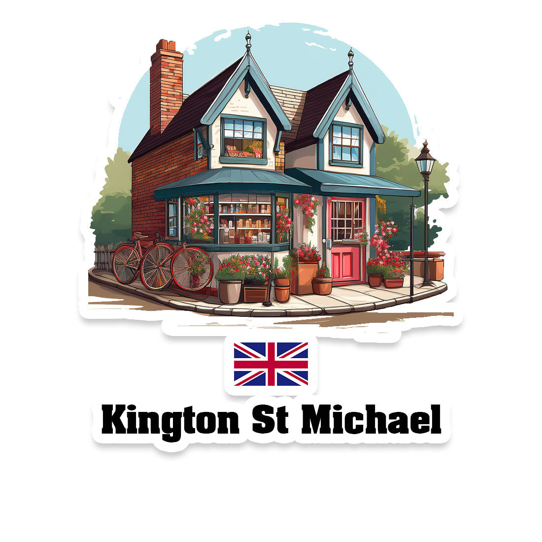 Kington St Michael Fridge Magnet