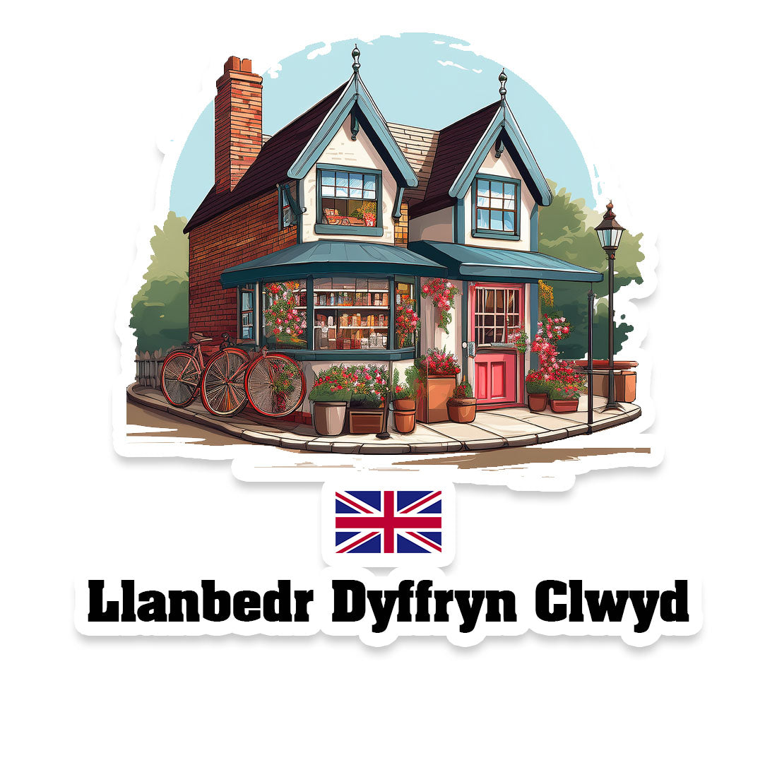 Llanbedr Dyffryn Clwyd Sticker