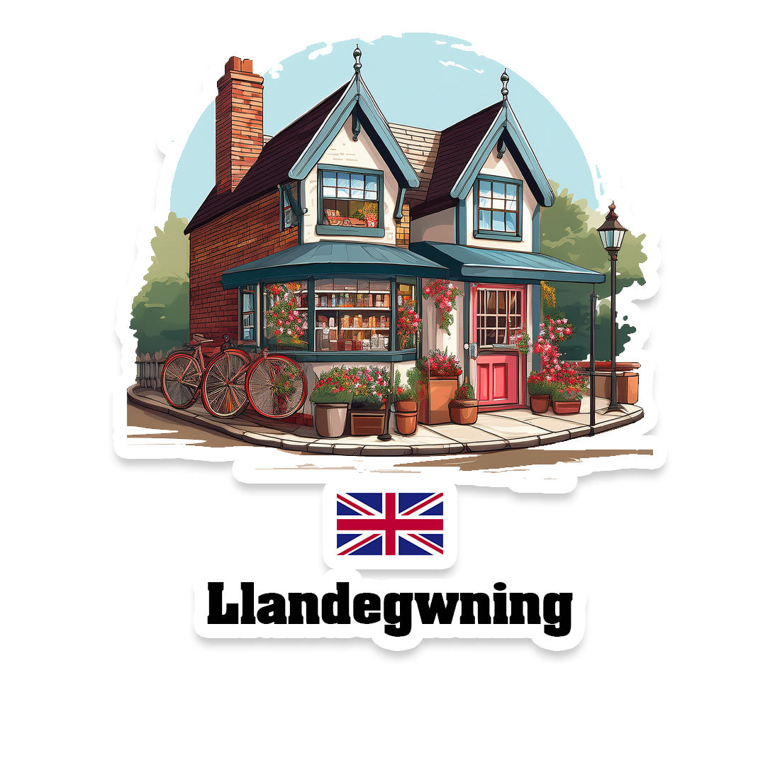 Llandegwning Fridge Magnet