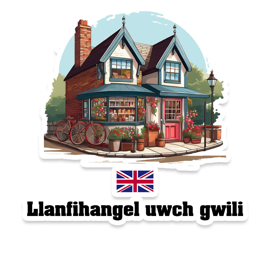 Llanfihangel uwch gwili Sticker