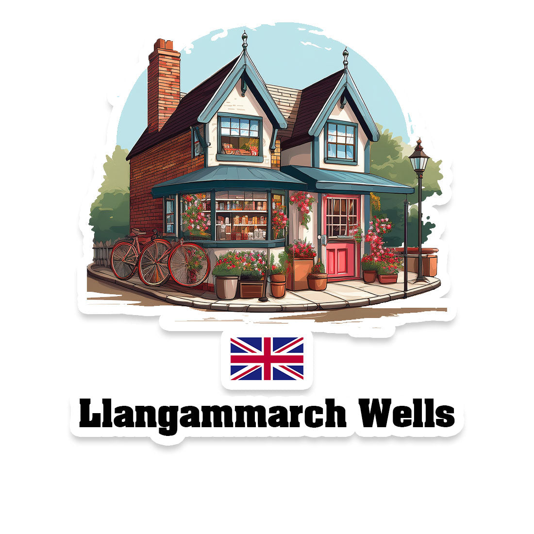 Llangammarch Wells Fridge Magnet