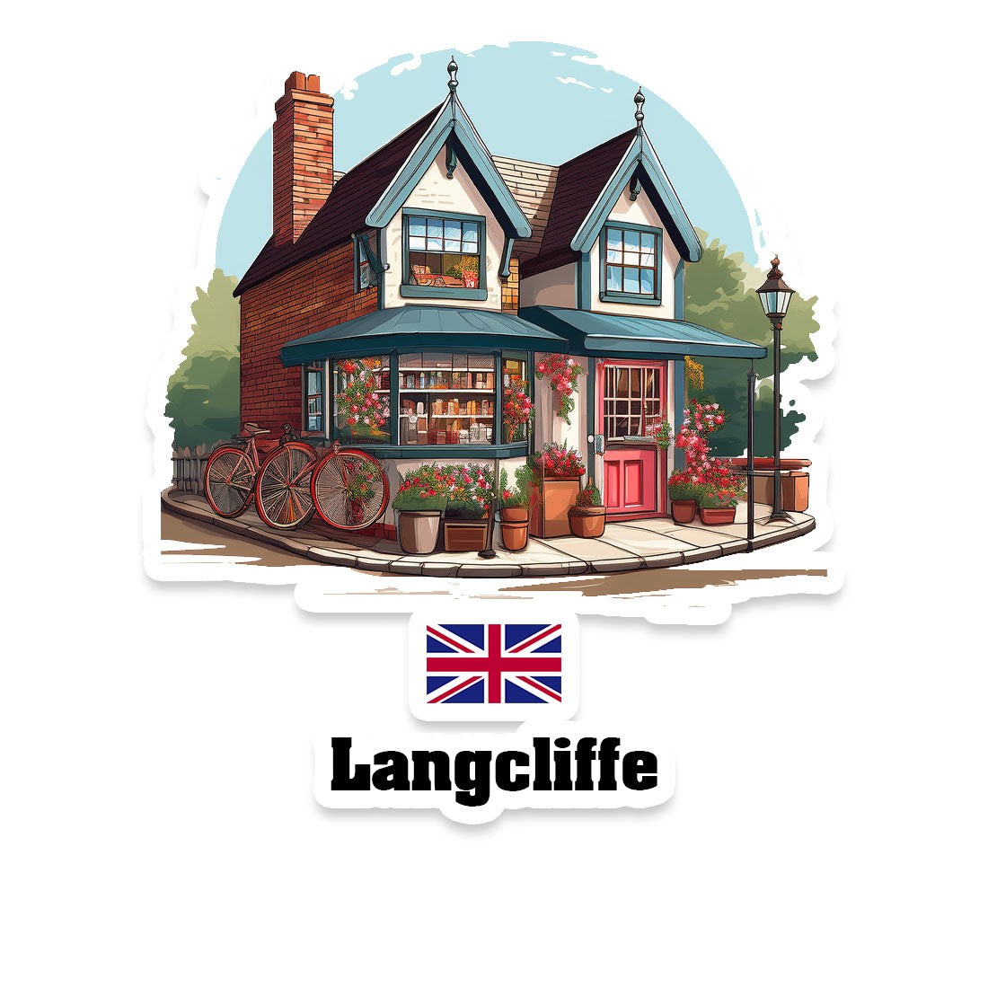 Langcliffe Fridge Magnet