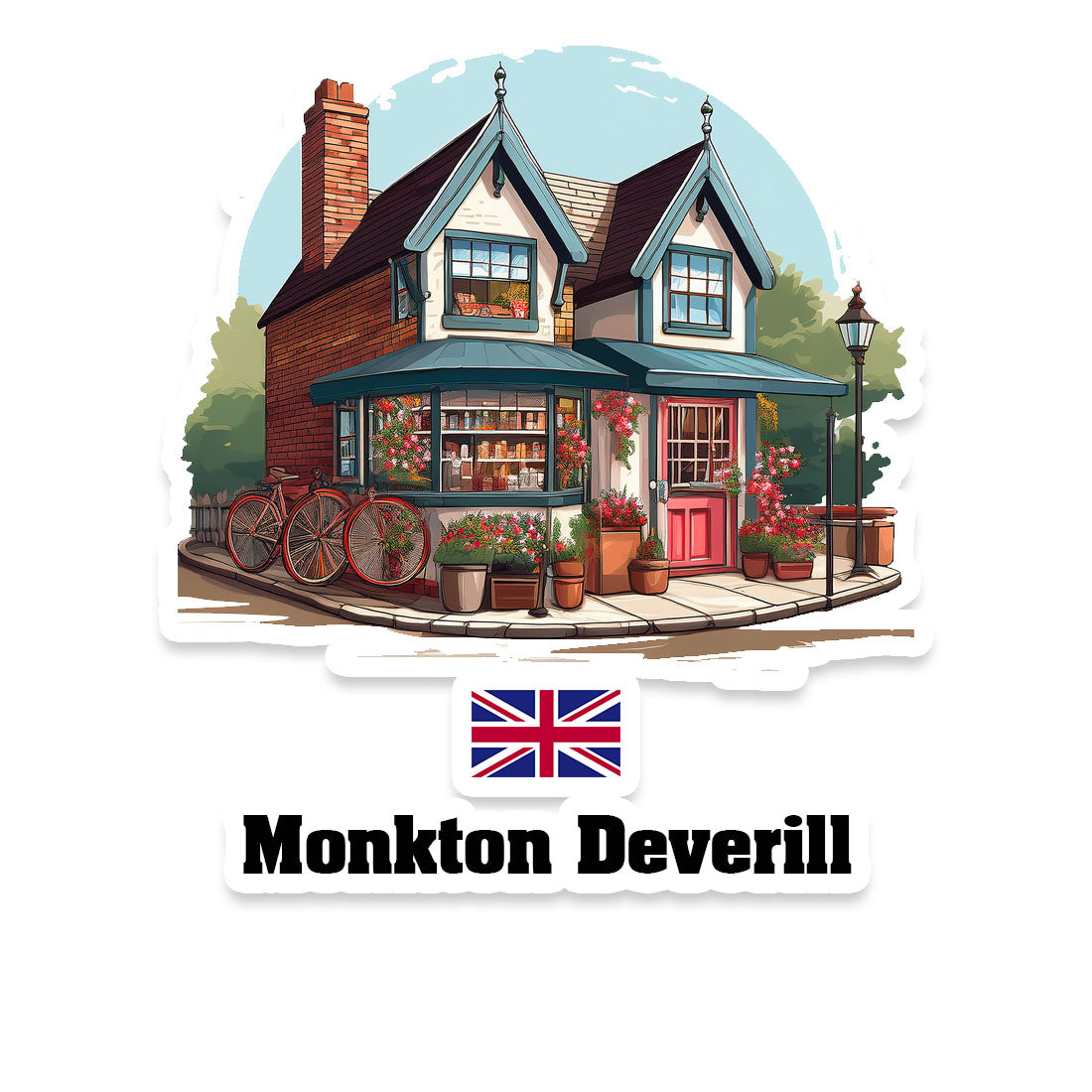Monkton Deverill Fridge Magnet