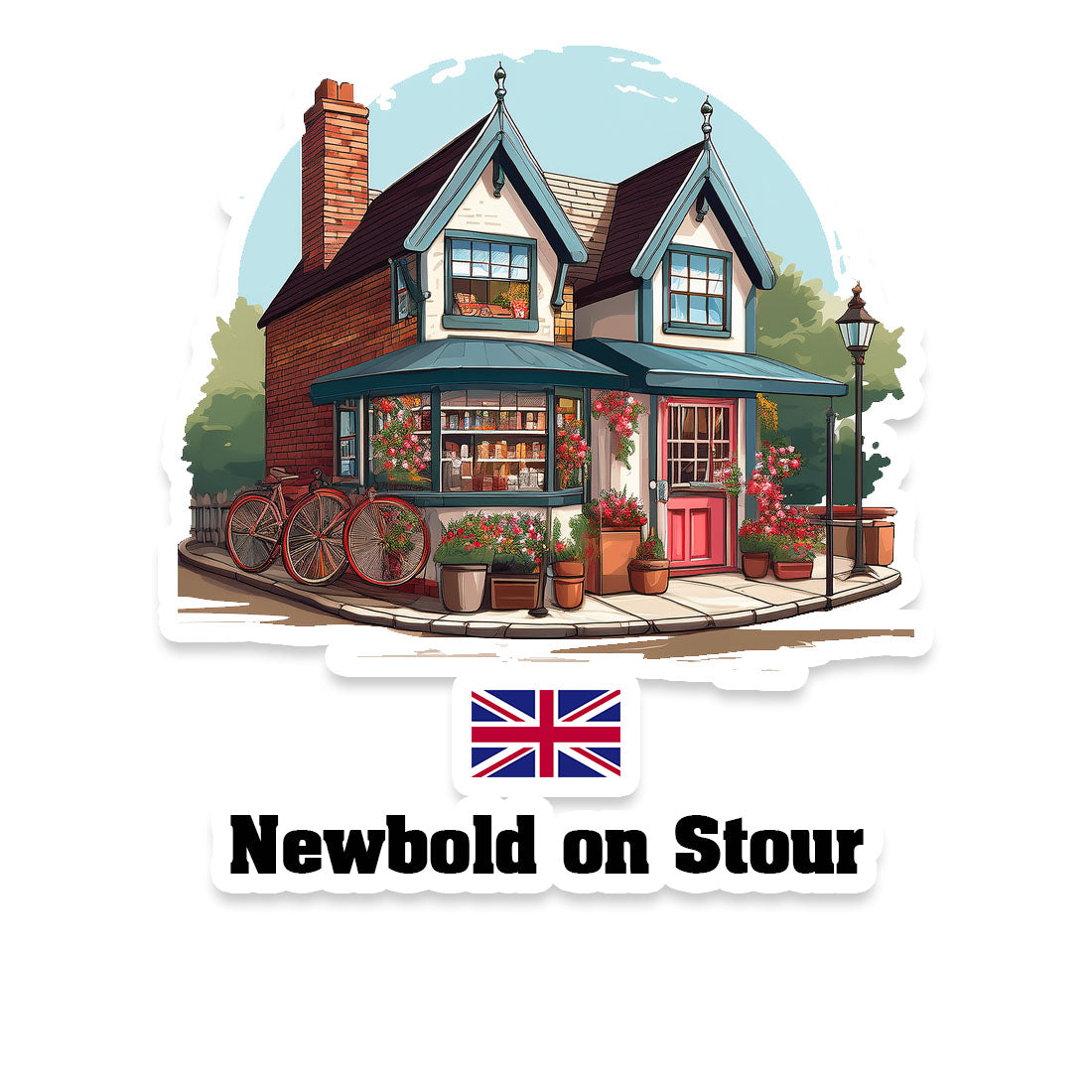 Newbold on Stour Fridge Magnet