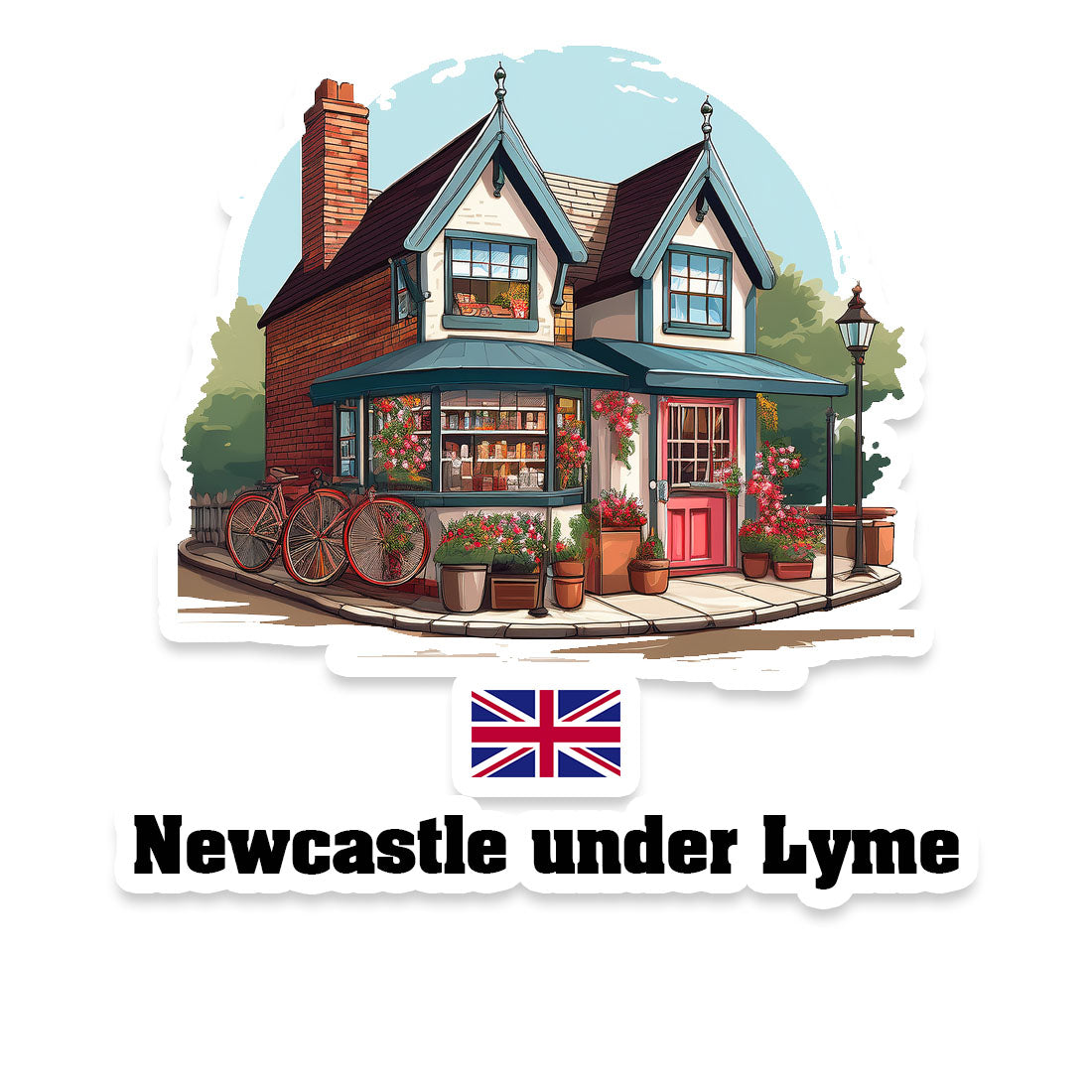 Newcastle under Lyme Sticker