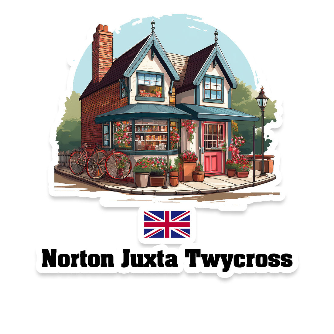 Norton Juxta Twycross Fridge Magnet
