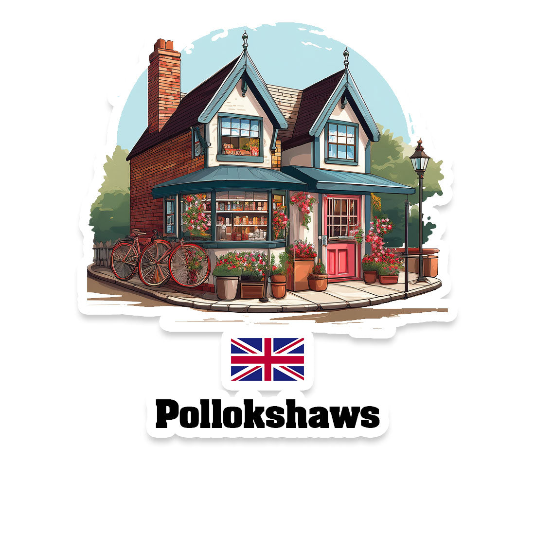 Pollokshaws Fridge Magnet