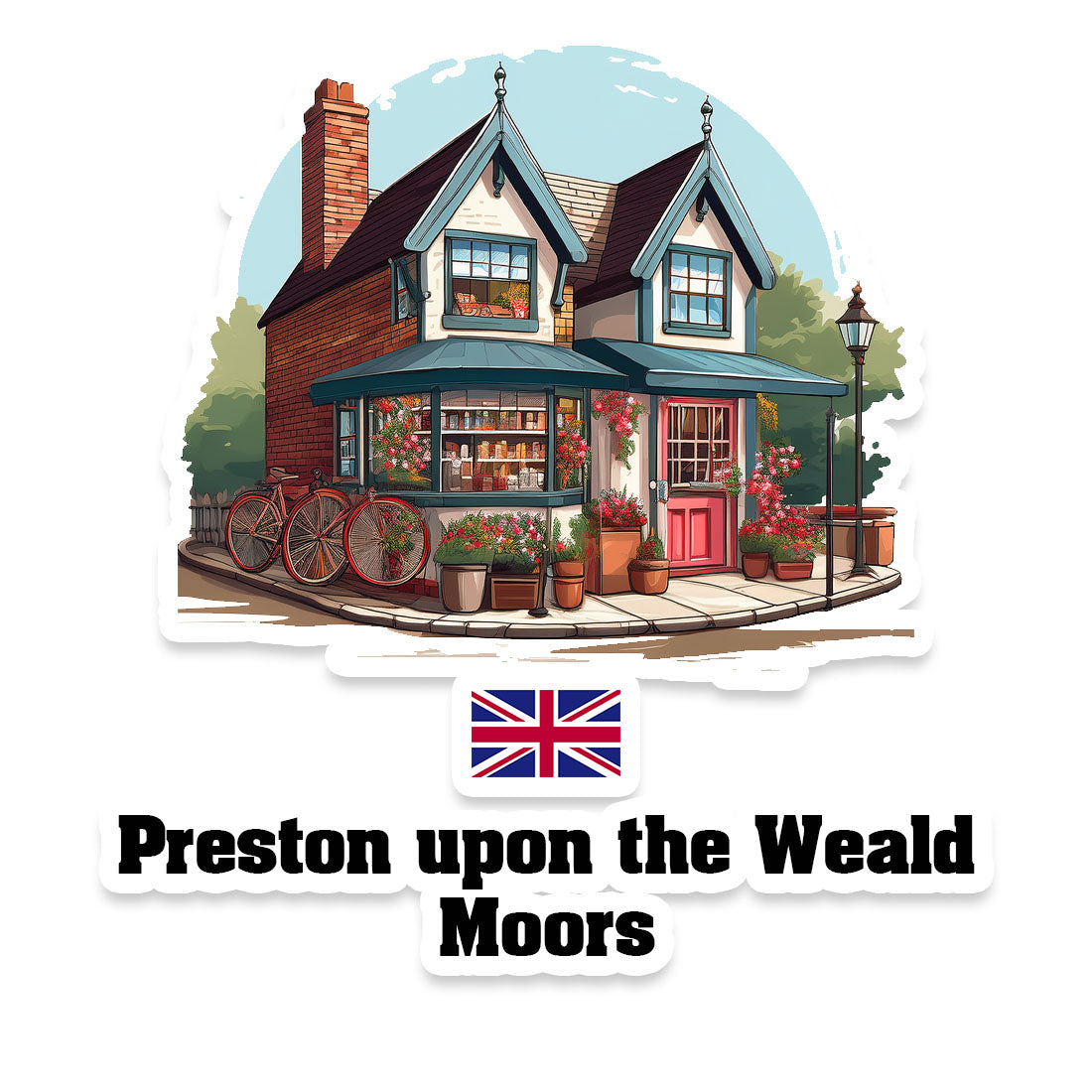 Preston upon the Weald Moors Sticker
