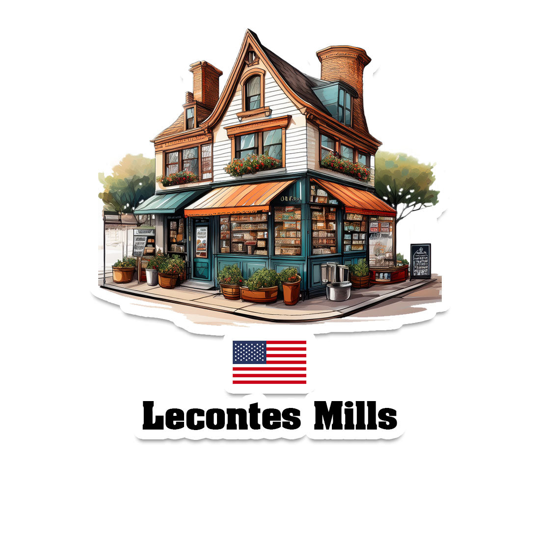 Lecontes Mills Fridge Magnet