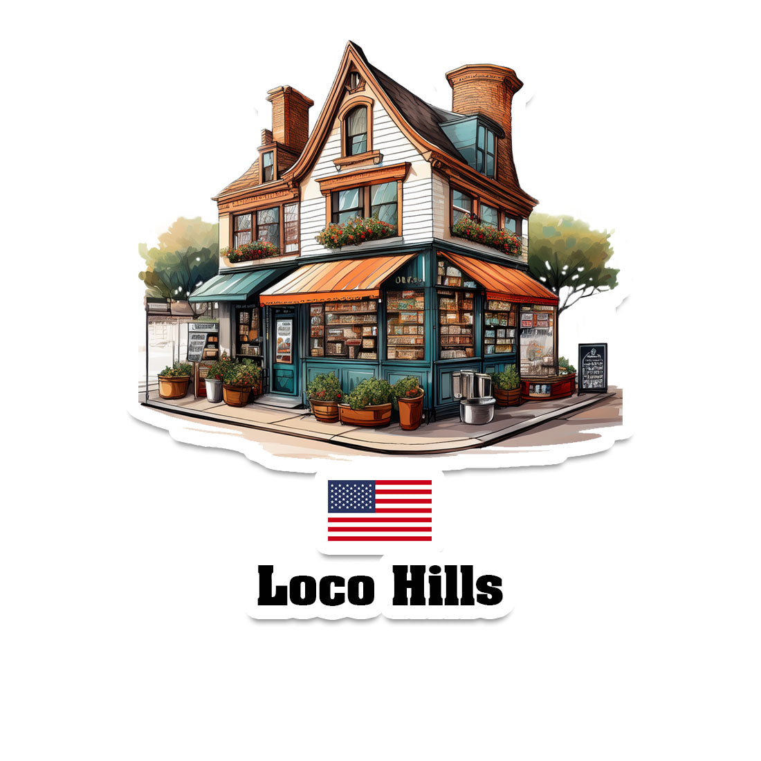 Loco Hills Sticker