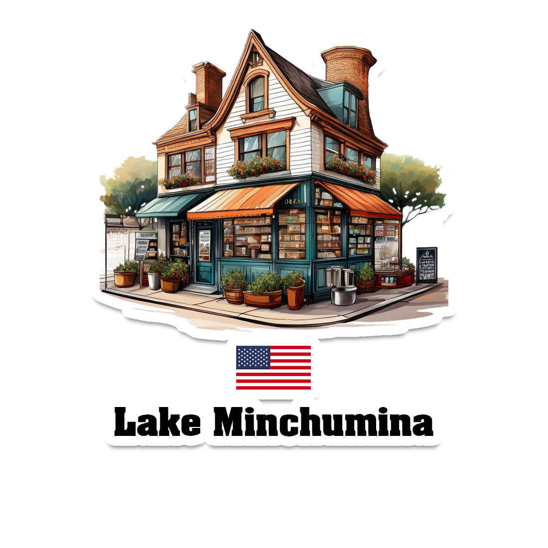 Lake Minchumina Sticker