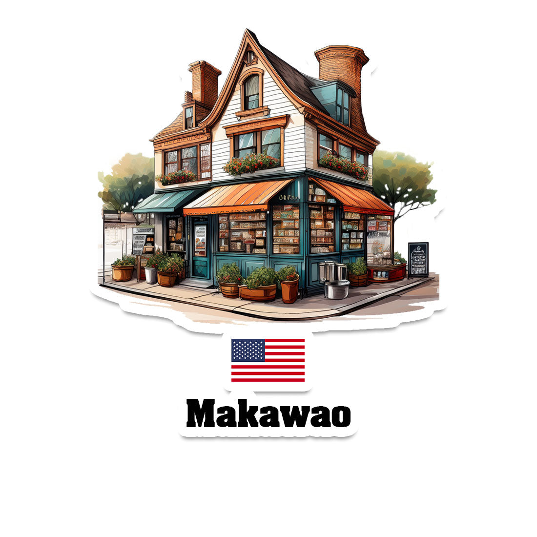 Makawao Sticker
