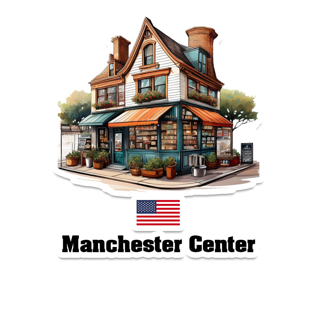Manchester Center Sticker