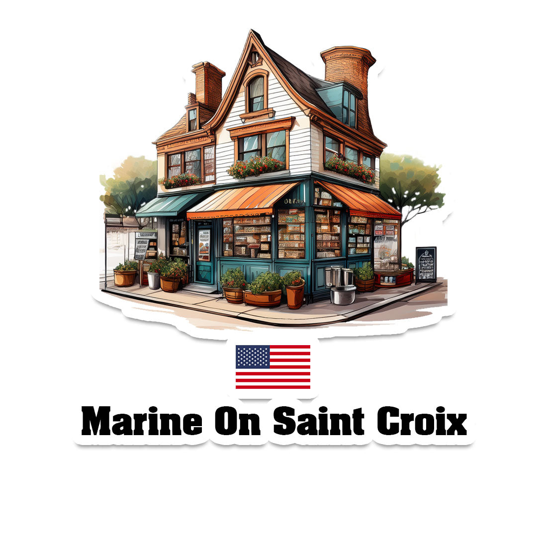 Marine On Saint Croix Sticker