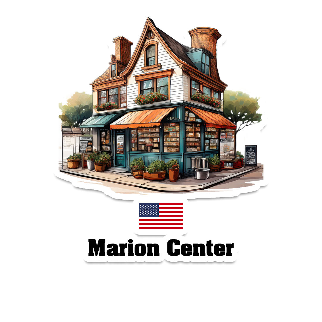 Marion Center Sticker
