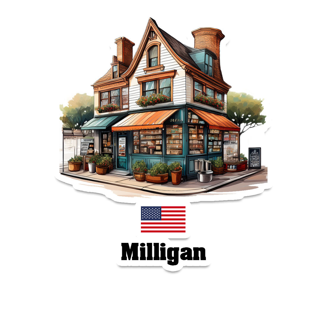 Milligan Fridge Magnet