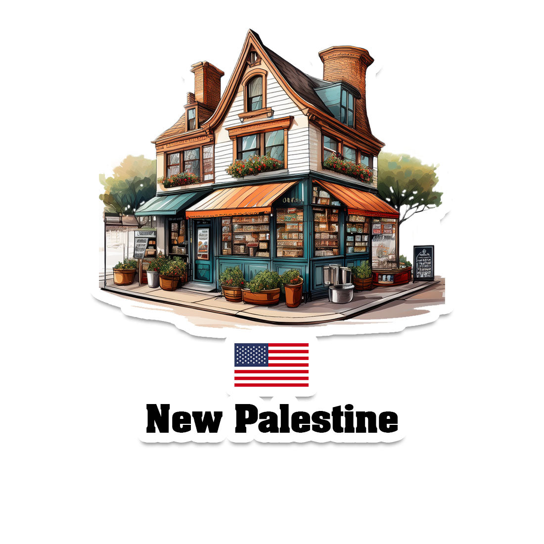 New Palestine Sticker