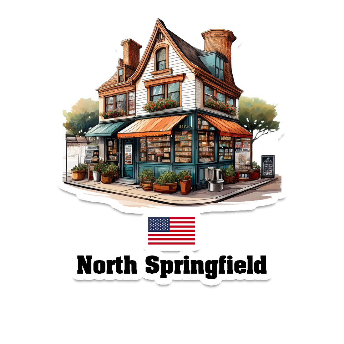 North Springfield Fridge Magnet