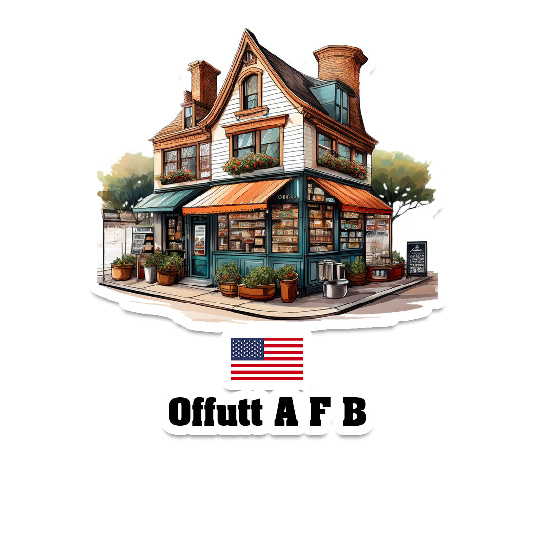 Offutt A F B Sticker
