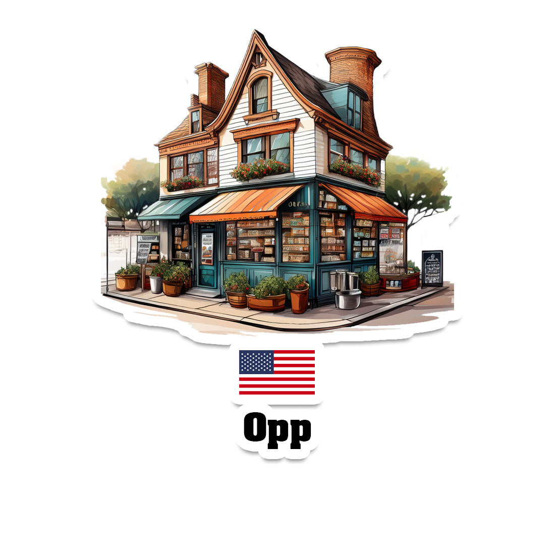 Opp Fridge Magnet