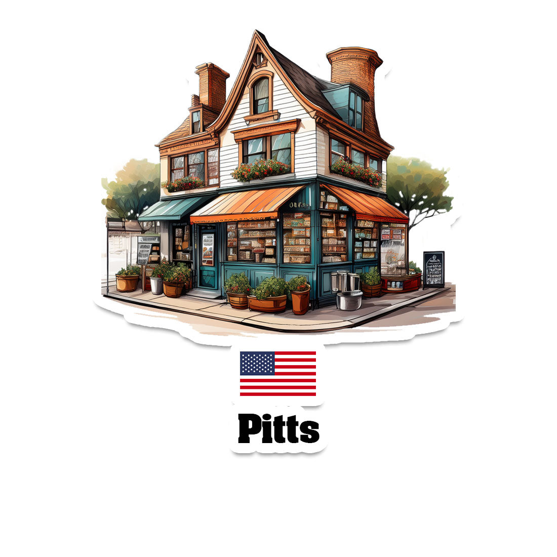 Pitts Sticker