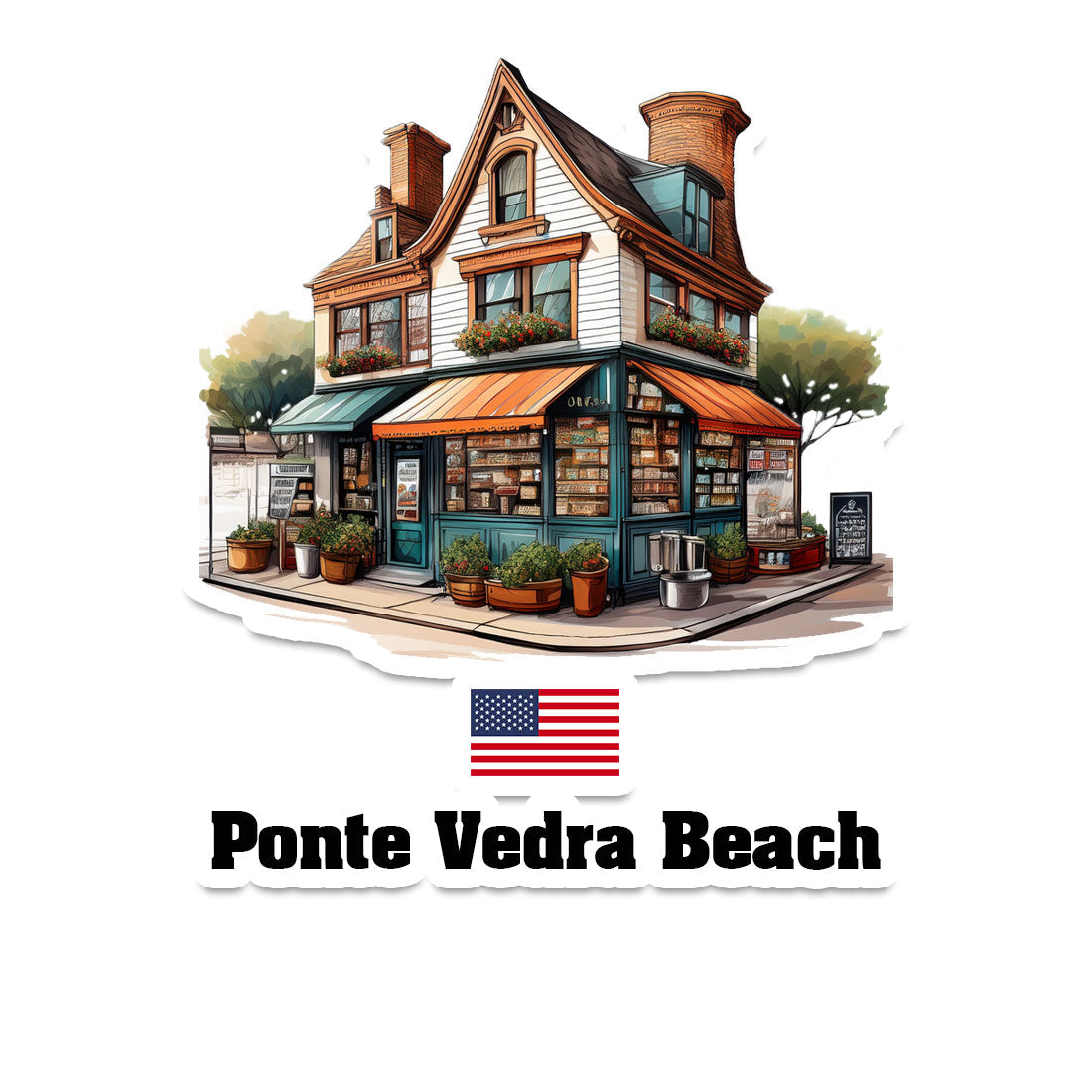 Ponte Vedra Beach Sticker
