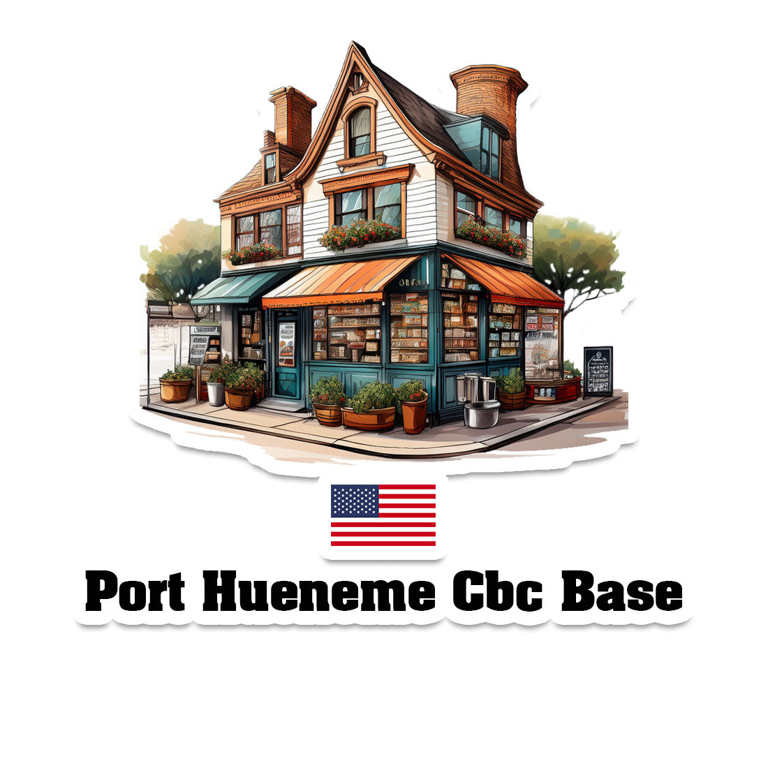 Port Hueneme Cbc Base Fridge Magnet