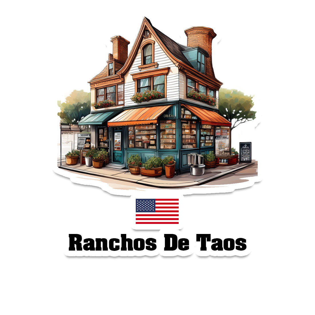 Ranchos De Taos Sticker