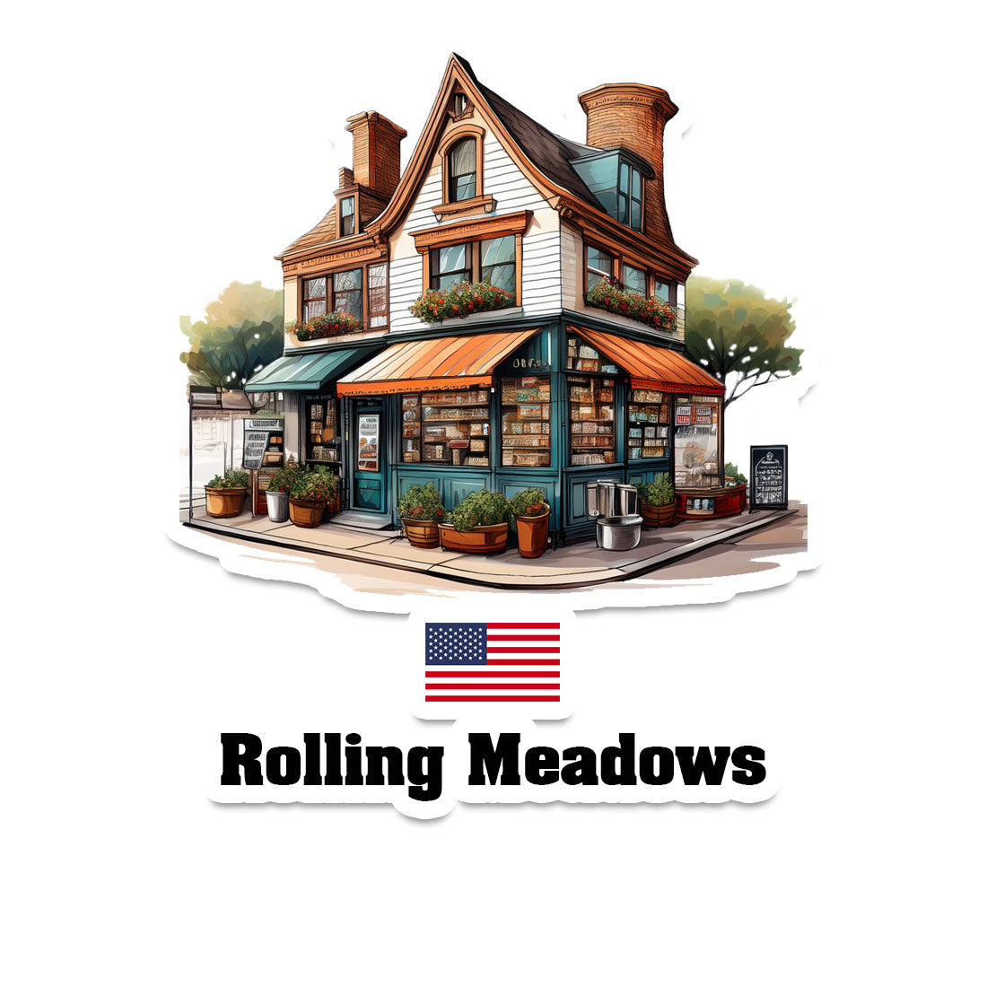 Rolling Meadows Sticker