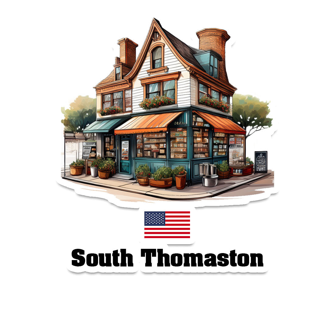 South Thomaston Fridge Magnet