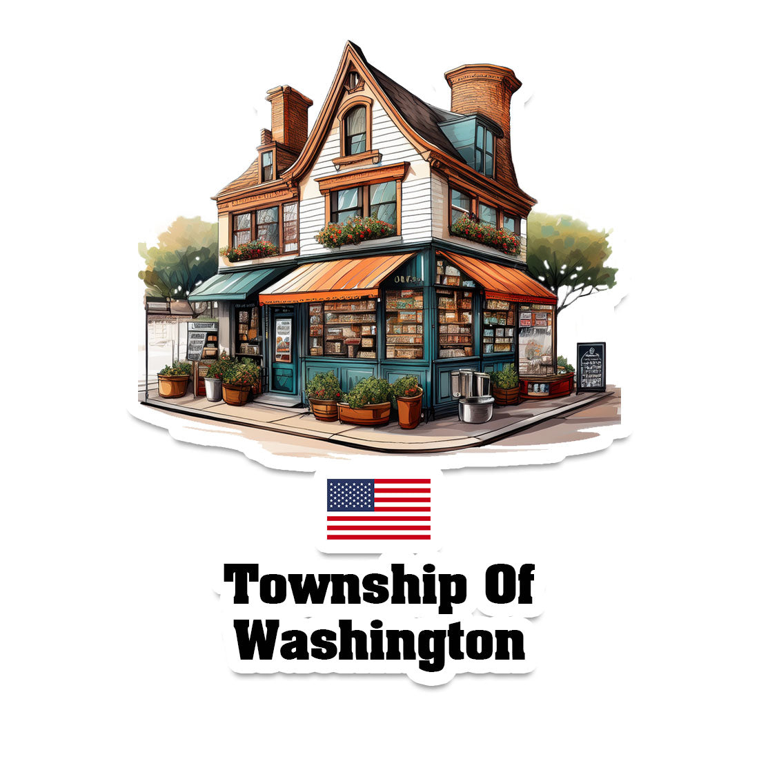 Township Of Washington Sticker