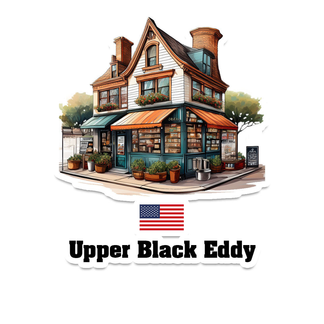 Upper Black Eddy Fridge Magnet