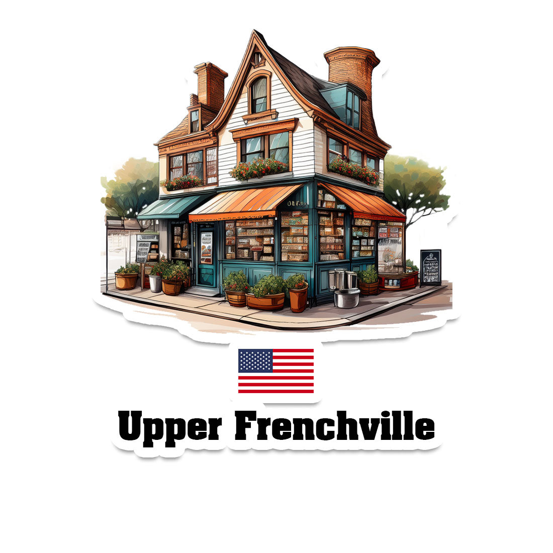Upper Frenchville Sticker