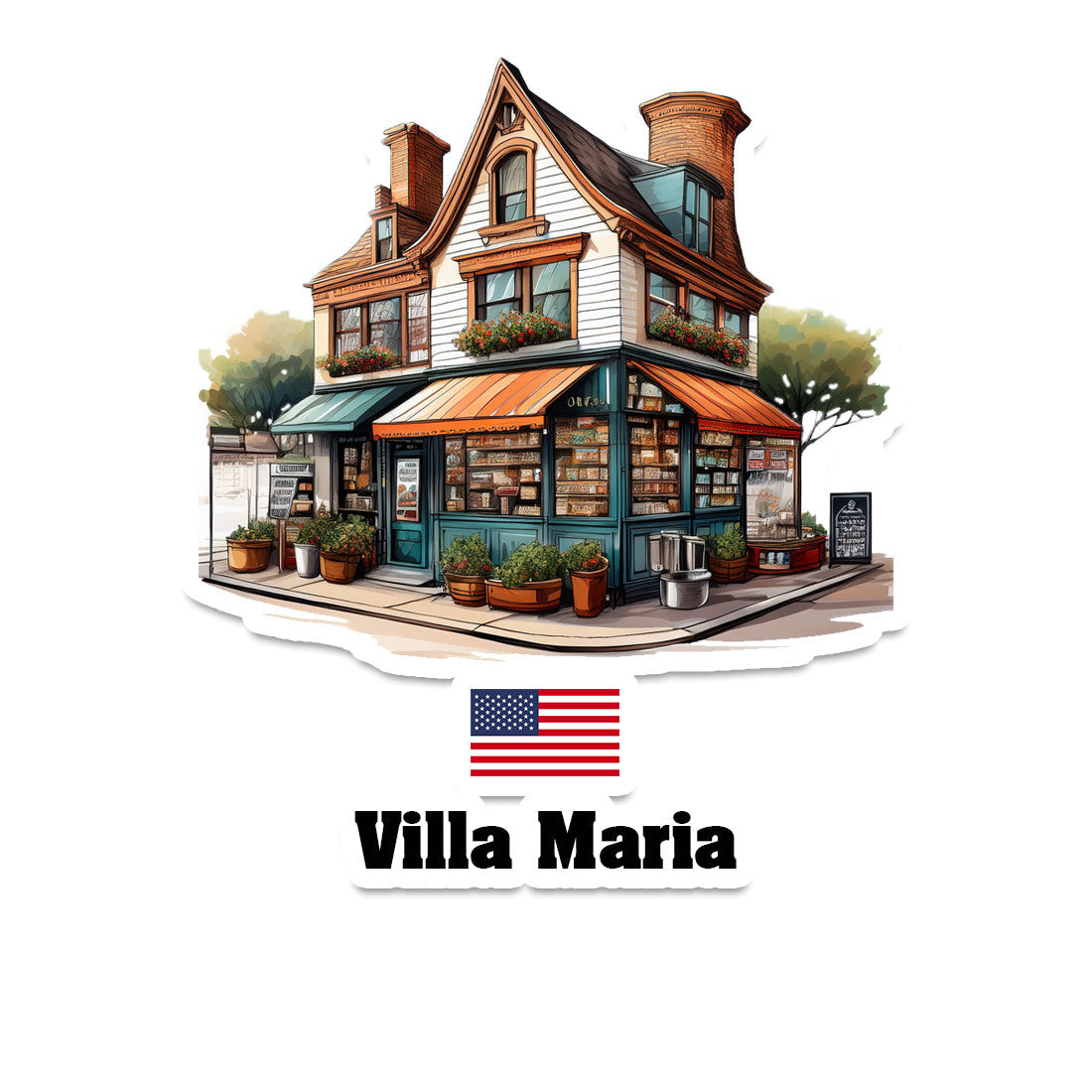 Villa Maria Fridge Magnet