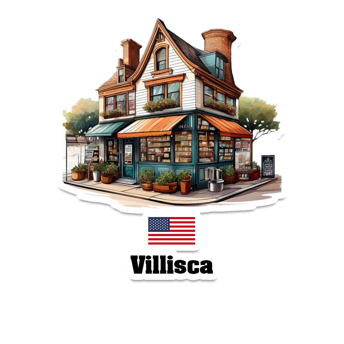 Villisca Sticker