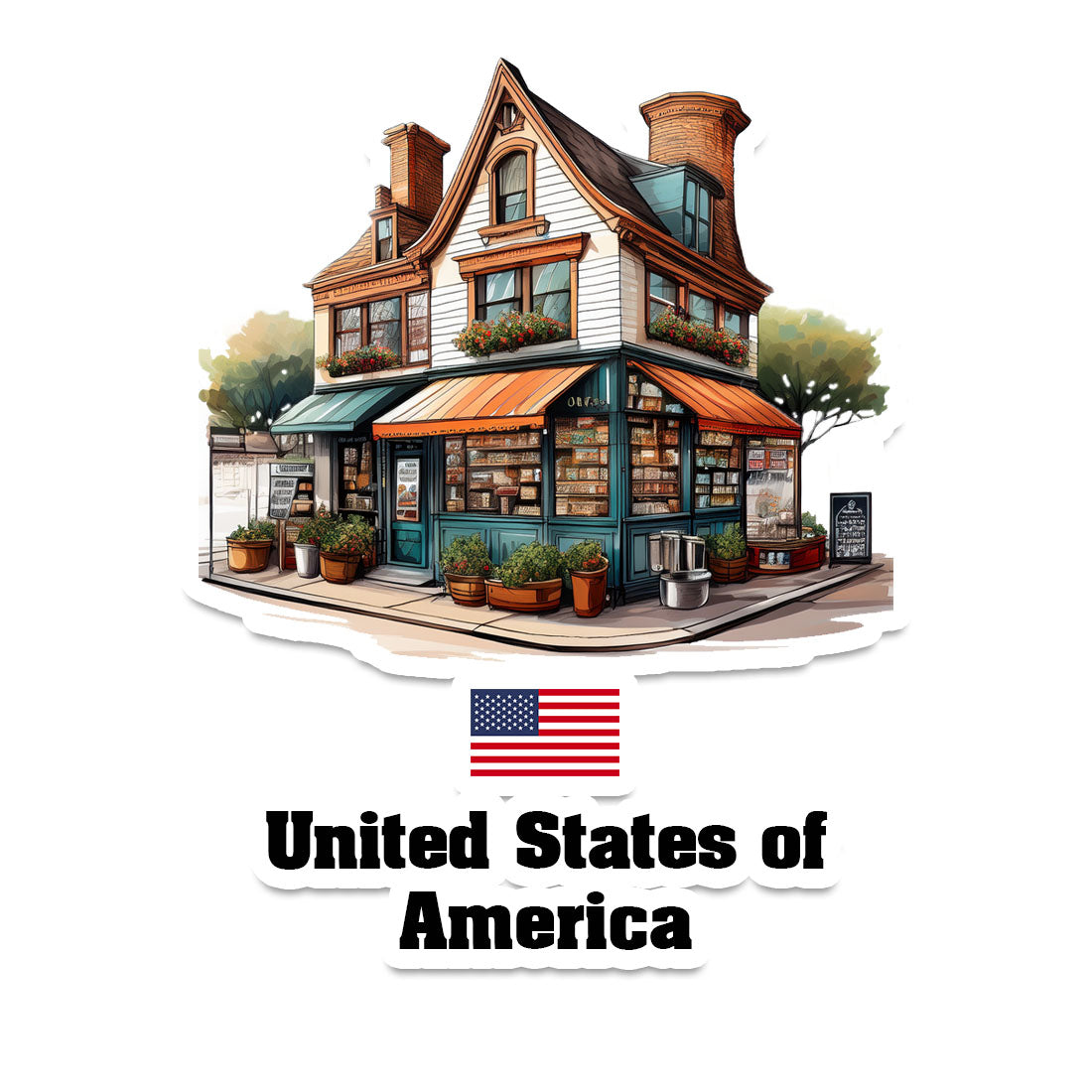 United States of America Sticker