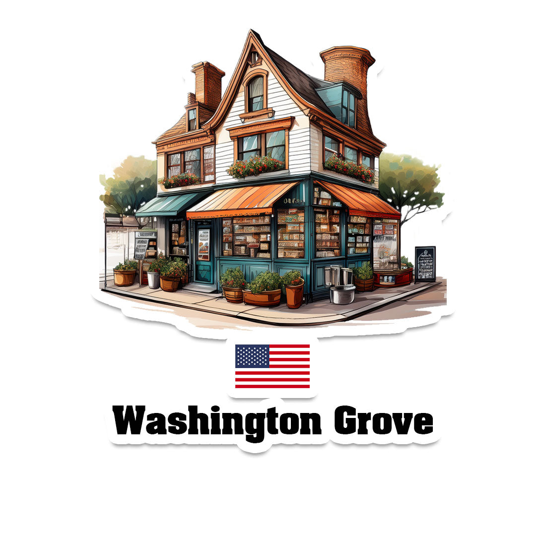 Washington Grove Sticker