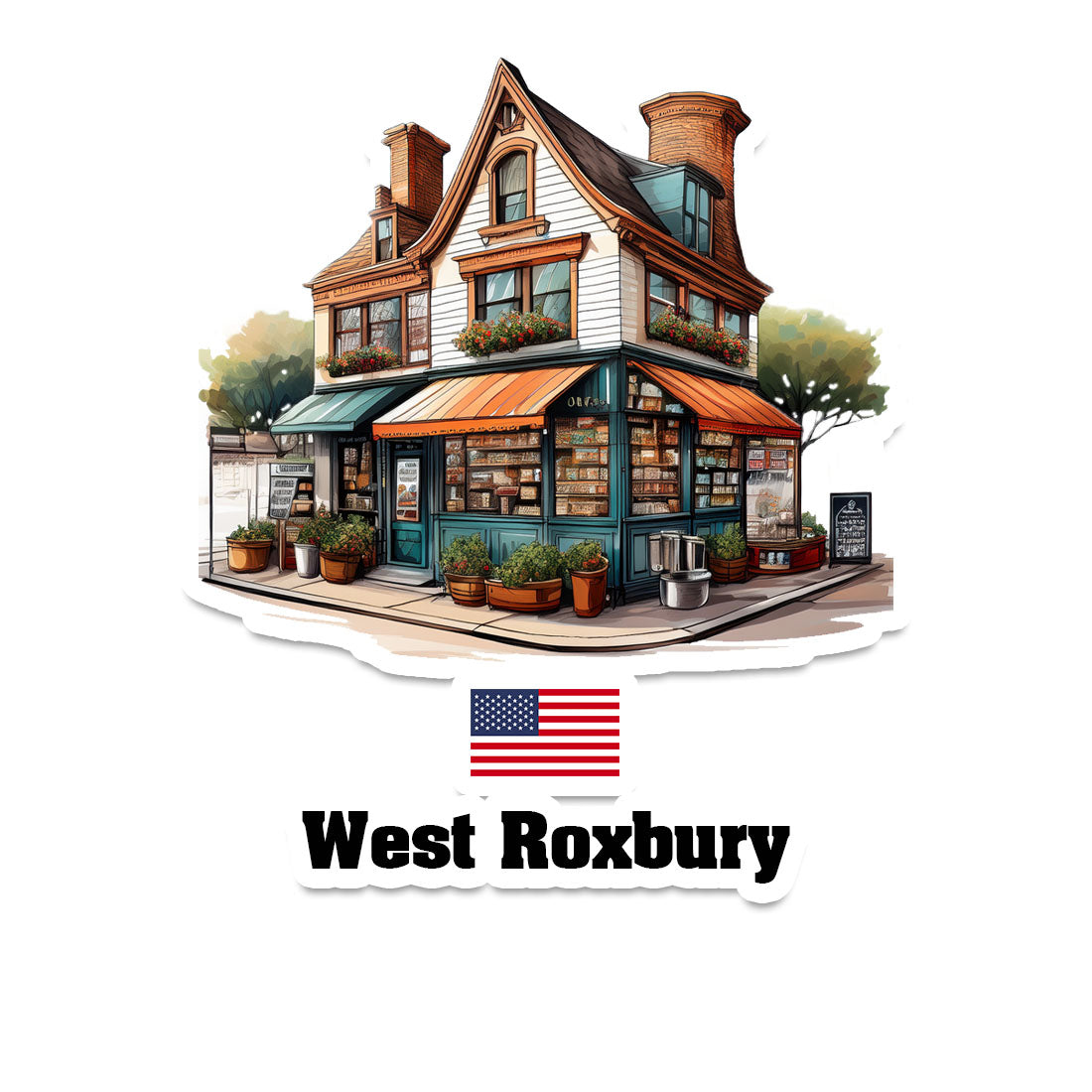 West Roxbury Sticker