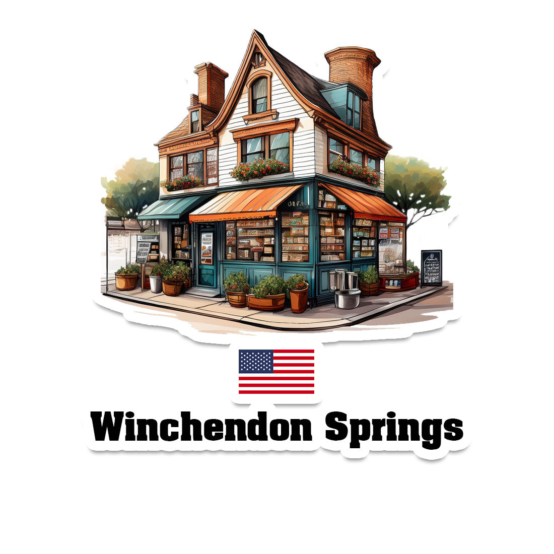 Winchendon Springs Sticker