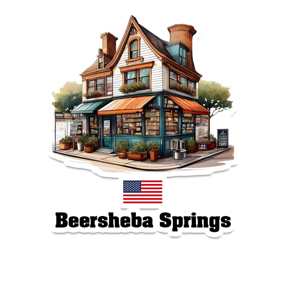 Beersheba Springs Fridge Magnet